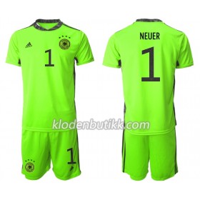 Tyskland Manuel Neuer 1 Keeper Barn draktsett II Euro 2020 Kortermet (+ Korte bukser)